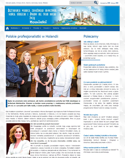 Nowinki - Wywiad - Monika Boomgaard